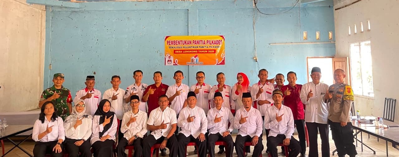 RESMI DILANTIK! PANITIA PILKADES DESA LENGKONG SIAP BERTUGAS!