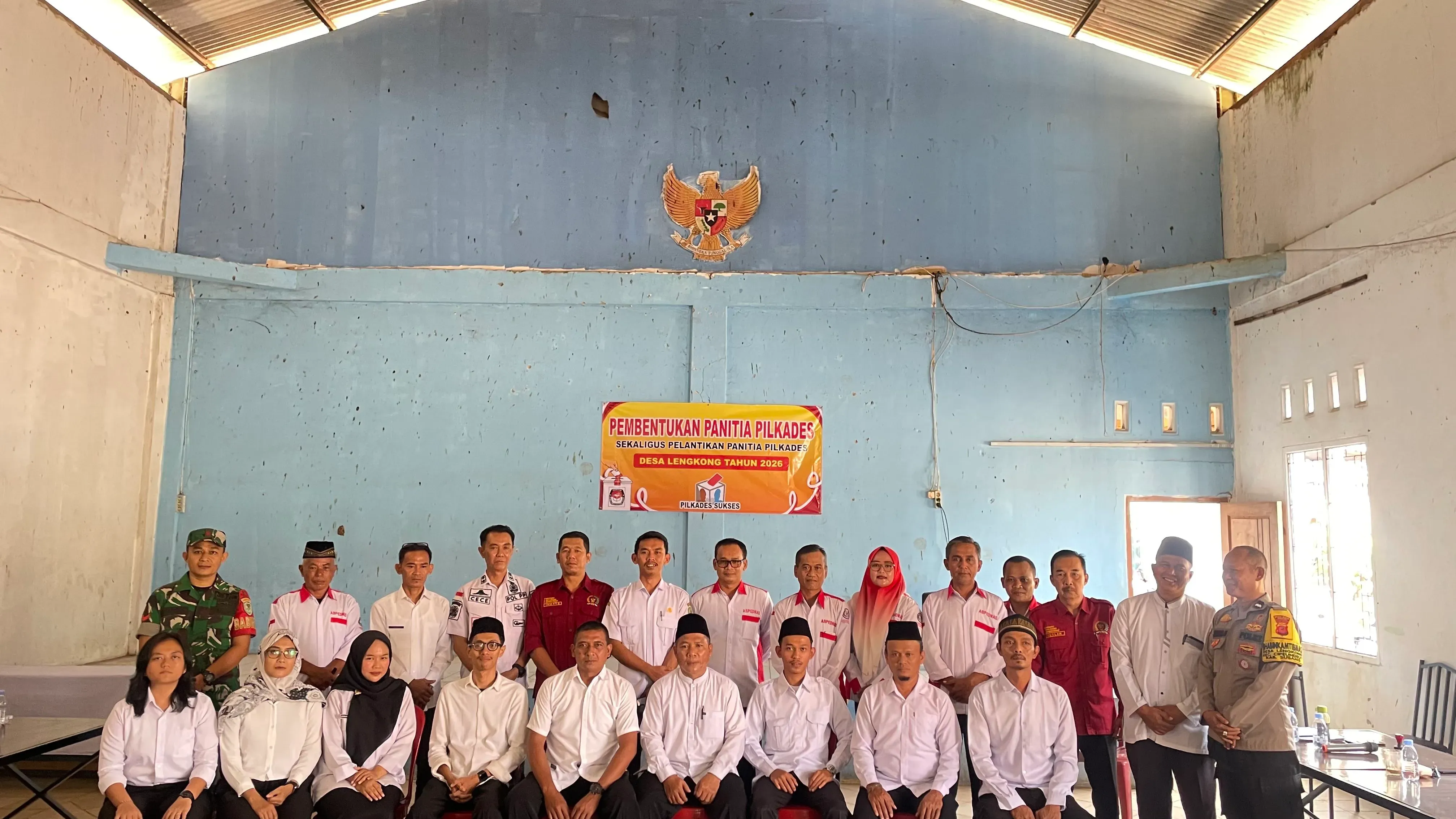 Pelantikan Panitia Pilkades Desa Lengkong